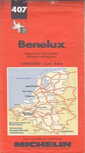 Couverture du produit · Benelux. Carte numéro 407