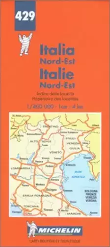 Couverture du produit · Italie nord-est. Carte numéro 429