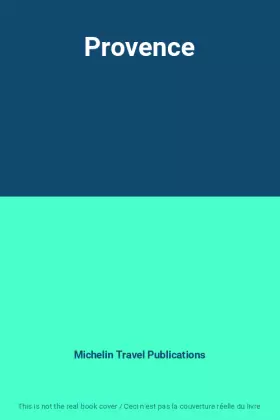 Couverture du produit · Provence