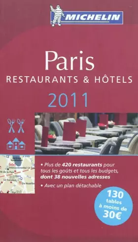 Couverture du produit · Guide Michelin Paris 2011