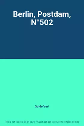 Couverture du produit · Berlin, Postdam, N°502