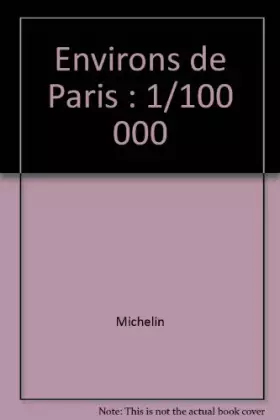 Couverture du produit · Environs de Paris 1:10.000