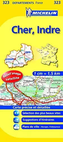 Couverture du produit · Carte DEPARTEMENTS Cher, Indre