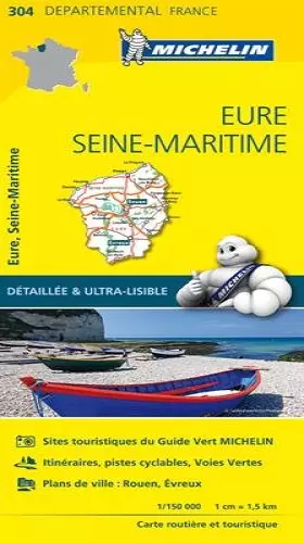 Couverture du produit · Carte Eure, Seine-Maritime Michelin