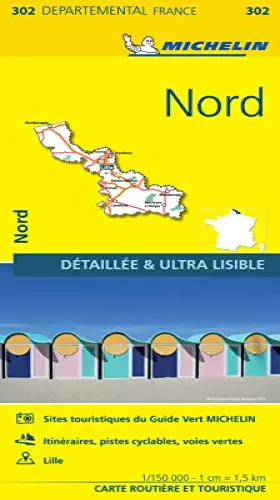 Couverture du produit · Carte Départementale Nord
