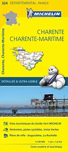 Couverture du produit · Carte Charente, Charente-Maritime Michelin