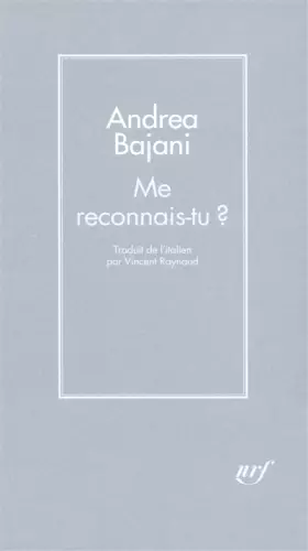 Couverture du produit · Me reconnais-tu ?