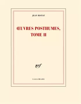 Couverture du produit · Œuvres posthumes, tome II
