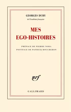 Couverture du produit · Mes ego-histoires