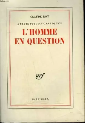 Couverture du produit · L'homme en question