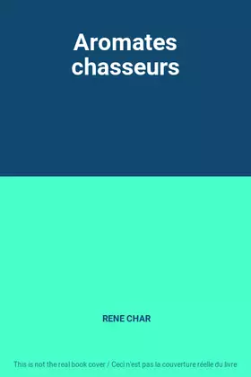 Couverture du produit · Aromates chasseurs