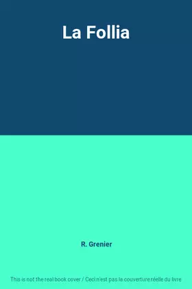 Couverture du produit · La Follia