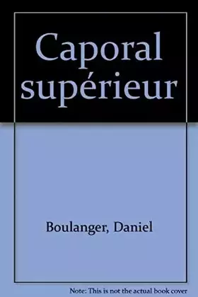 Couverture du produit · Caporal supérieur