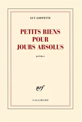 Couverture du produit · Petits riens pour jours absolus