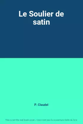 Couverture du produit · Le Soulier de satin