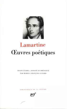Couverture du produit · Lamartine : Oeuvres poétiques
