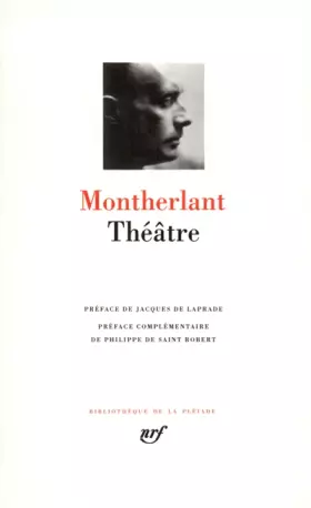 Couverture du produit · Montherlant : Théâtre
