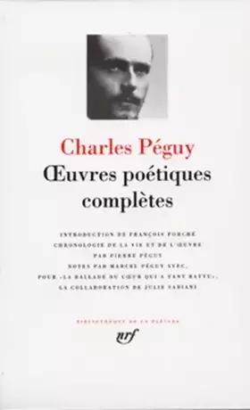 Couverture du produit · Péguy : Oeuvres poétiques complètes