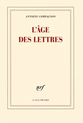 Couverture du produit · L'Âge des lettres