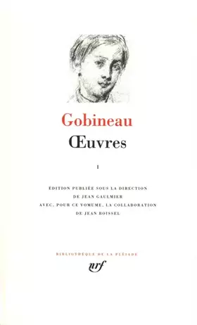 Couverture du produit · Gobineau : Oeuvres, tome 1