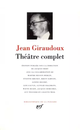 Couverture du produit · Giraudoux : Théâtre complet