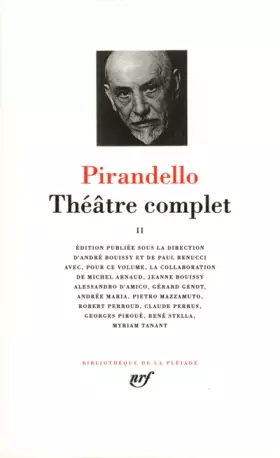 Couverture du produit · Pirandello : Théâtre complet, tome 2
