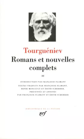 Couverture du produit · Tourguéniev : Romans et nouvelles complets, tome 3