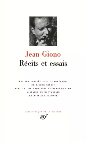 Couverture du produit · Giono : Récits et Essais