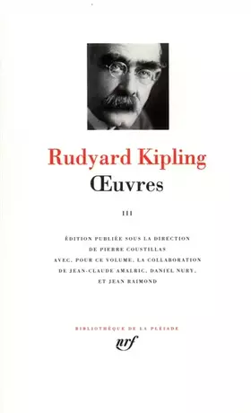Couverture du produit · Kipling : Oeuvres, tome 3