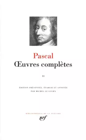 Couverture du produit · Pascal : Oeuvres complètes, tome 2