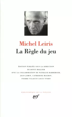 Couverture du produit · La Règle du jeu