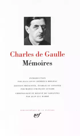 Couverture du produit · Charles de Gaulle : Mémoires