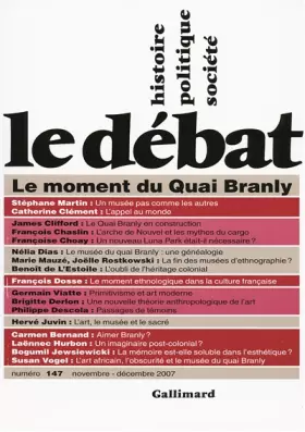 Couverture du produit · Le Débat: Le moment du Quai Branly