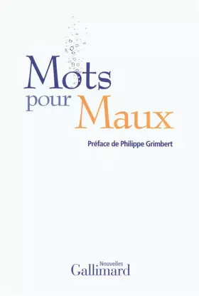 Couverture du produit · Mots pour maux