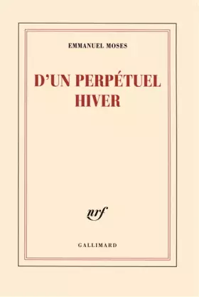 Couverture du produit · D'un perpétuel hiver