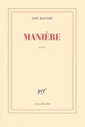 Couverture du produit · Manière