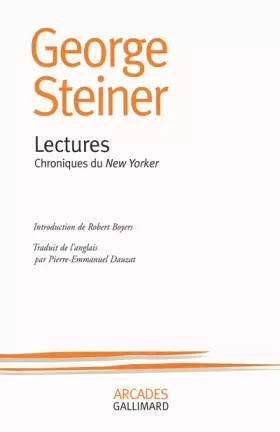Couverture du produit · Lectures: Chroniques du «New Yorker»