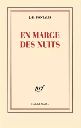 Couverture du produit · En marge des nuits