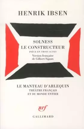 Couverture du produit · Solness le Constructeur