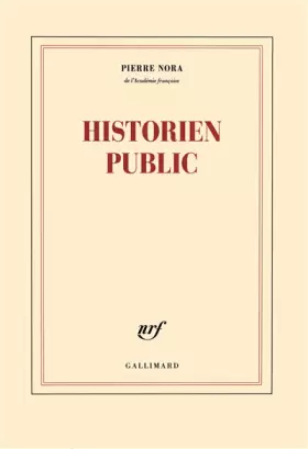 Couverture du produit · Historien public