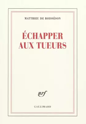 Couverture du produit · Échapper aux tueurs