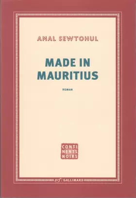 Couverture du produit · Made in Mauritius