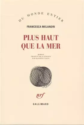 Couverture du produit · Plus haut que la mer
