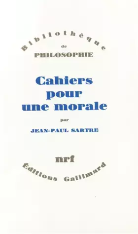 Couverture du produit · Cahiers pour une morale