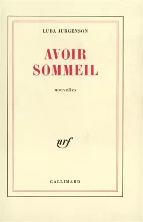 Couverture du produit · Avoir sommeil