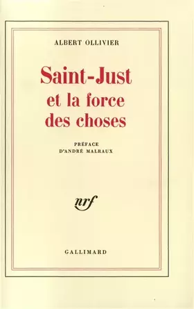 Couverture du produit · Saint-Just et la force des choses