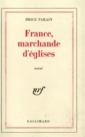 Couverture du produit · France marchande d'églises
