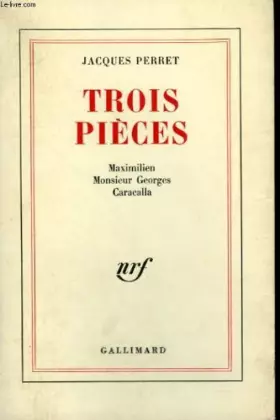 Couverture du produit · Trois pièces