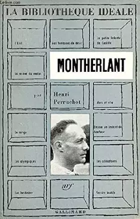 Couverture du produit · Montherlant