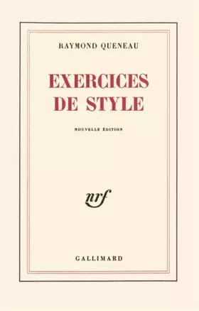 Couverture du produit · Exercices de style